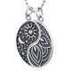 925 Sterling Silver Matching Couple Friendship Yin Yang Pendant