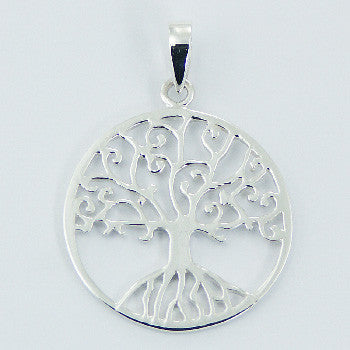 Planet Silver Ajoure Pendant Shimmering Tree of Life